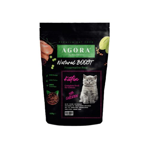 Agora Cat Kitten (Csirke) - 800 g