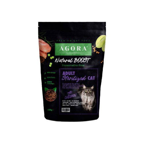 Agora Cat Sterilised (Csirke) - 800 g