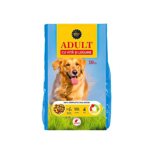 Mikan Adult Száraz Kutyatáp (Marha és Zöldségek) - 10 kg