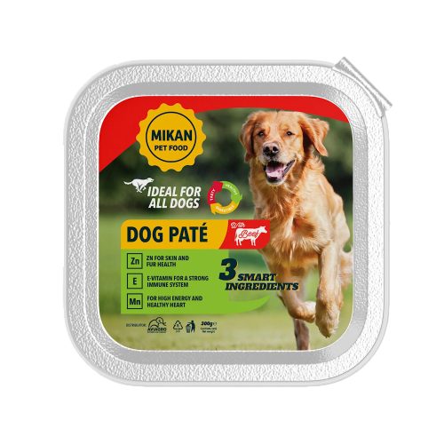 Mikan Pate Alutálcás Kutyaeledel (Marha) - 300 g