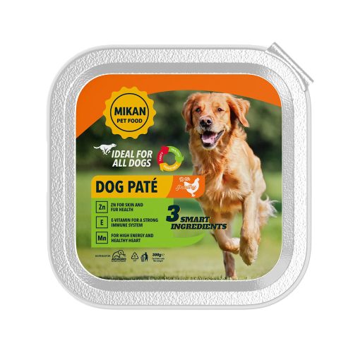 Mikan Pate Alutálcás Kutyaeledel (Baromfi) - 300 g