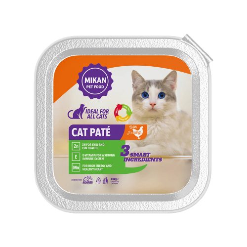 Mikan Pate Alutálcás Macskaeledel (Baromfi) - 100 g