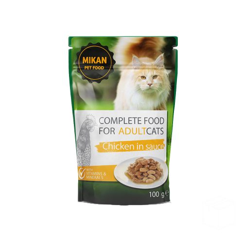 Mikan Pouch Alutasakos Macskaeledel (Csirke) - 100 g