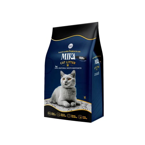 Mikan Mika Cat Litter Natural Unscented Activated Carbon Macskaalom - 5 l