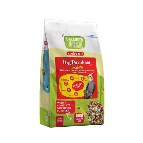 King's Mix Nagypapagáj eledel (Big Parakeet Food Mix) - 800 g