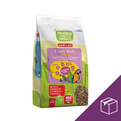 King's Mix Exotic Birds Food Mix - 5 x 800 g (Dobozos)