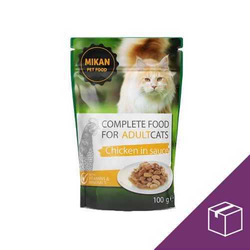 Mikan Cat Pouch (Baromfi) - 24 x 100 g (Dobozos)