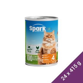 Spark Konzerv Macskáknak (Baromfi) - 24x415 g (Dobozos)