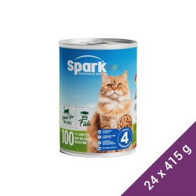 Spark Konzerv Macskáknak (Hal) - 24x415 g (Dobozos)