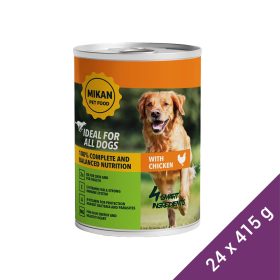 Mikan Konzerv Kutyáknak (Baromfi) - 24x415 g (Dobozos)