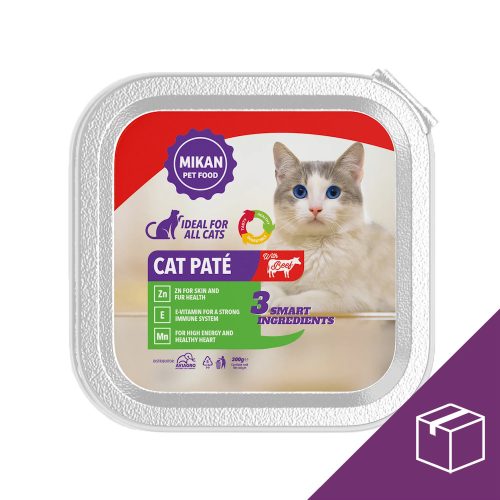 Mikan Cat Pate (Marha) - 16 x 100 g (Dobozos)
