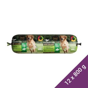 Mikan Szalámi Kutyáknak (Marha) - 12x800 g (Dobozos)