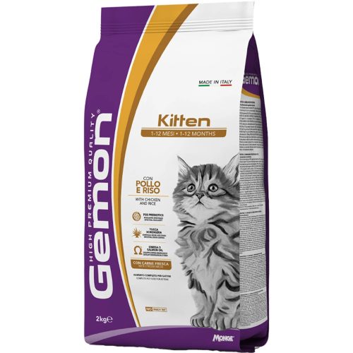Gemon Kitten Száraz Macskatáp (Csirke és Rizs) - 2 kg