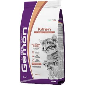 Gemon Kitten Száraz Macskatáp (Lazac és Rizs) - 2 kg