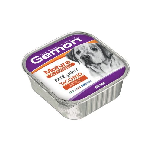 Gemon Pate Mature Light Alutálcás Kutyaeledel (Pulyka) - 150 g