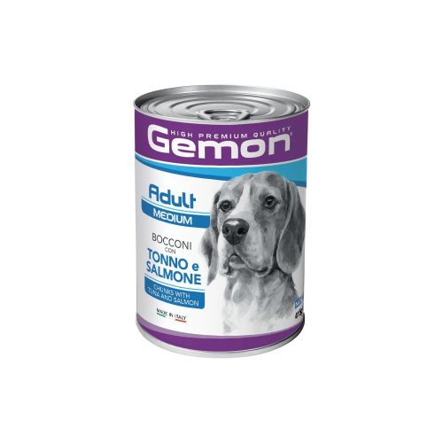 Gemon Medium Adult Konzerv Kutyáknak (Tonhal és Lazac) - 415 g