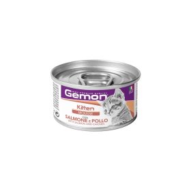 Gemon Mousse Kitten Macskaeledel (Lazac és Csirke) - 85 g