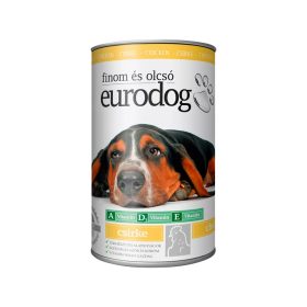 Euro Dog Konzerv Kutyáknak (Csirke) - 1240 g