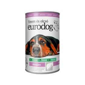 Euro Dog Konzerv Kutyáknak (Máj) - 1240 g