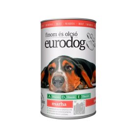 Euro Dog Konzerv Kutyáknak (Marha) - 1240 g