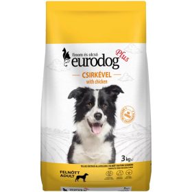 Euro Dog Plus Száraz Kutyatáp (Baromfi) - 3 kg