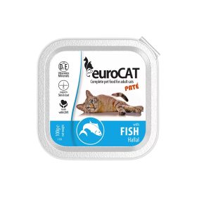 Euro Cat Alutálcás Macskaeledel (Hal) - 100 g
