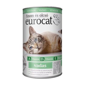 Euro Cat Konzerv Macskáknak (Vad) - 415 g