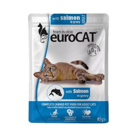 Euro Cat Pouch Alutasakos Macskaeledel (Lazac) - 85 g