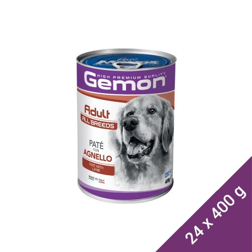 Gemon Pate Adult Konzerv Kutyáknak (Bárány) - 24x400 g (Dobozos)